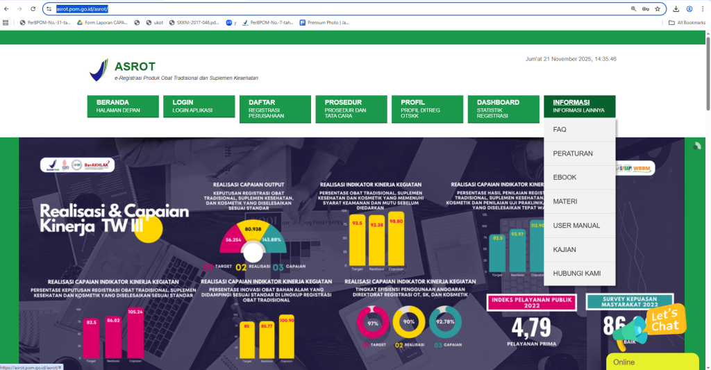 Gambar 3. Laman Informasi